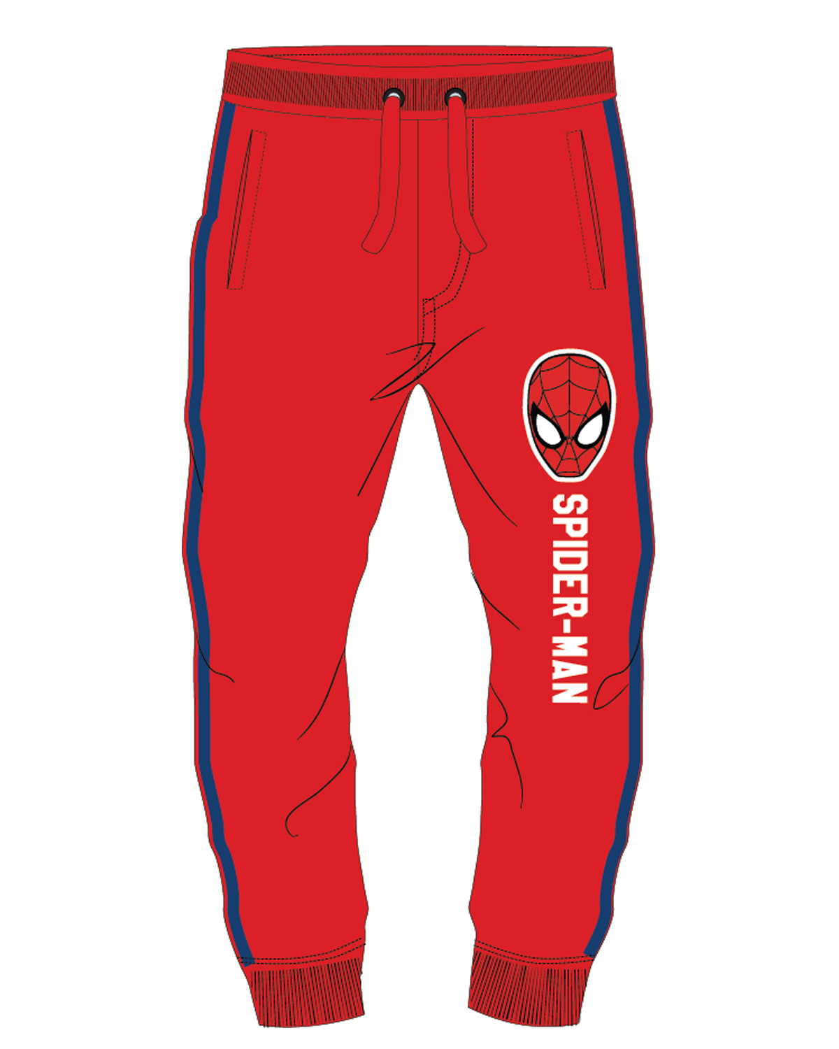 Spider Man - licence Chlapecké tepláky - Spider-Man 52111245, červená Barva: Červená, Velikost: 134