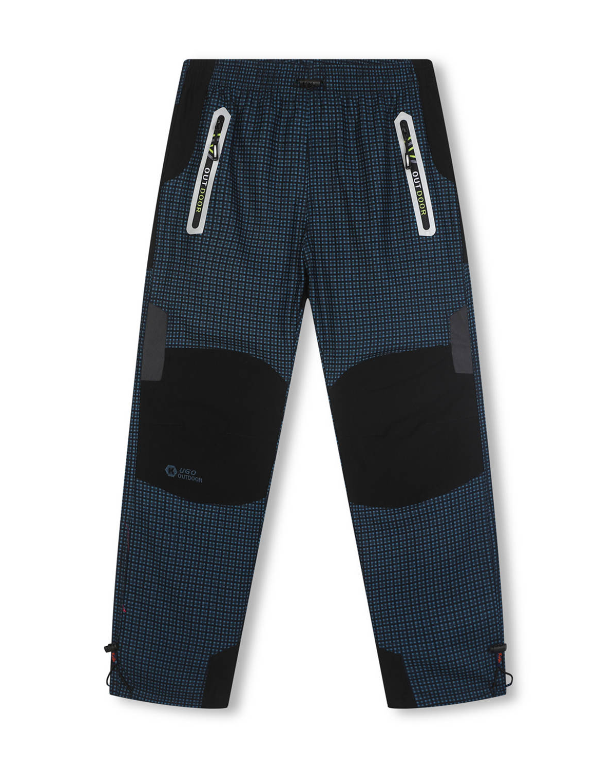 Chlapecké outdoorové kalhoty - KUGO G8556, petrol / signální kapsy Barva: Petrol, Velikost: 164