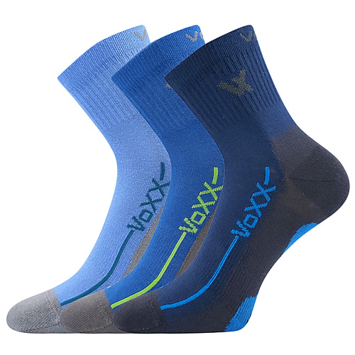 Chlapecké ponožky VoXX - Barefootik kluk, modrá, světle modrá, tmavě modrá Barva: Modrá, Velikost: 35-38