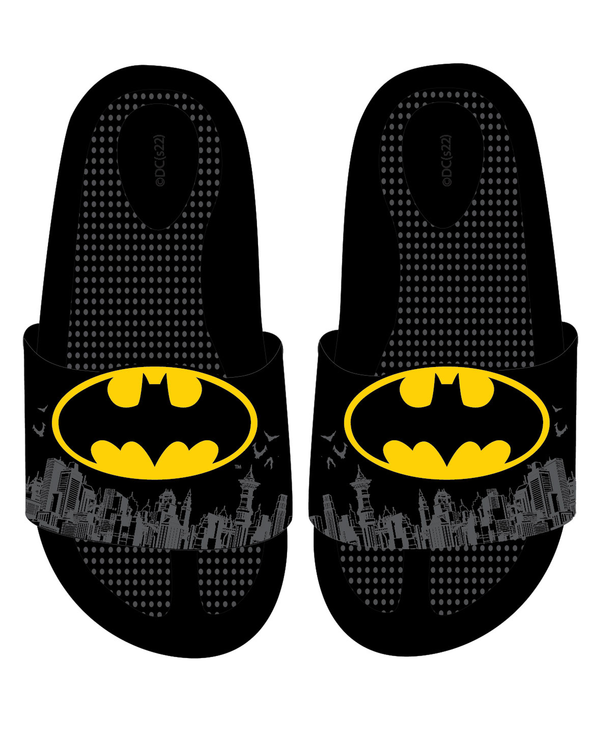 Batman - licence Chlapecké pantofle - Batman 5251420, černá Barva: Černá, Velikost: 31-32