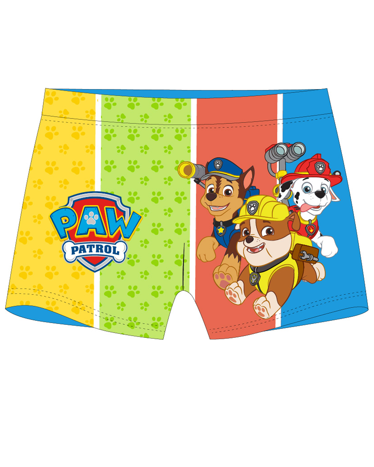 Paw Patrol - Tlapková patrola -Licence Chlapecké koupací boxerky - Paw Patrol 52442166, mix barev Barva: Mix barev, Velikost: 98-104