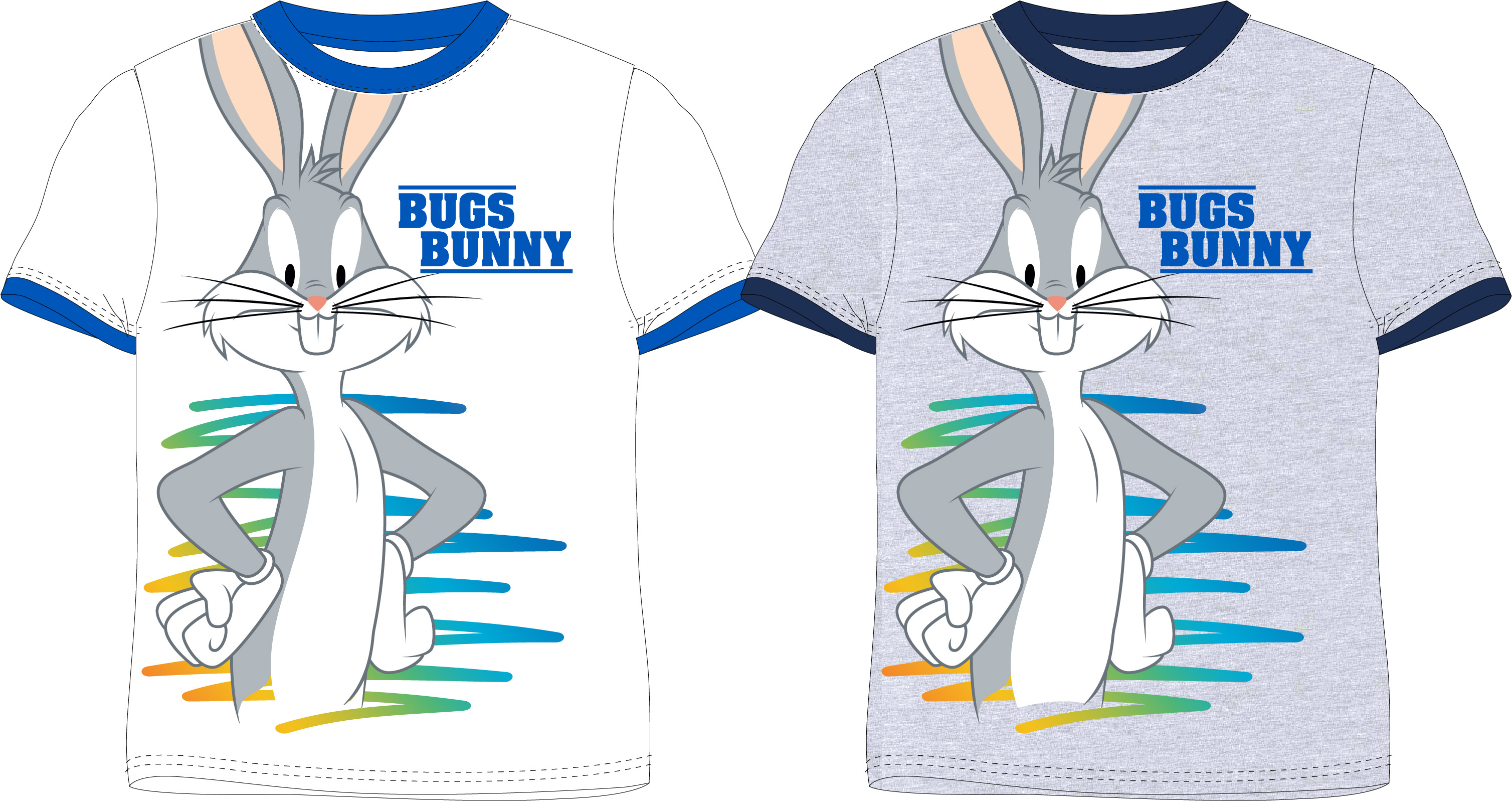Levně Looney Tunes - licence Chlapecké tričko - Looney Tunes 5202789, bílá Barva: Bílá