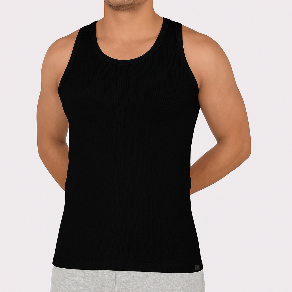 Pánský nátělník - ANDRIE PS 3070, černá Barva: Černá