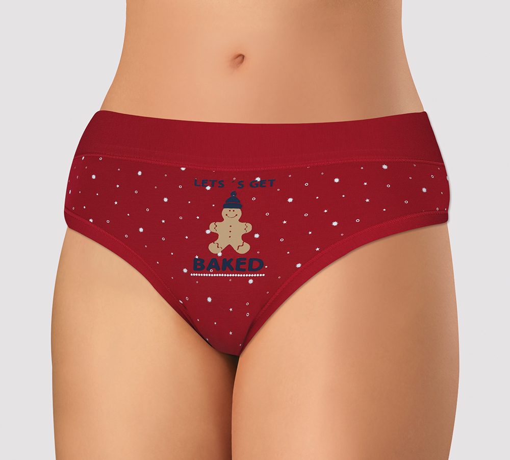 Dámské kalhotky - ANDRIE PS 1081, červená Barva: Červená