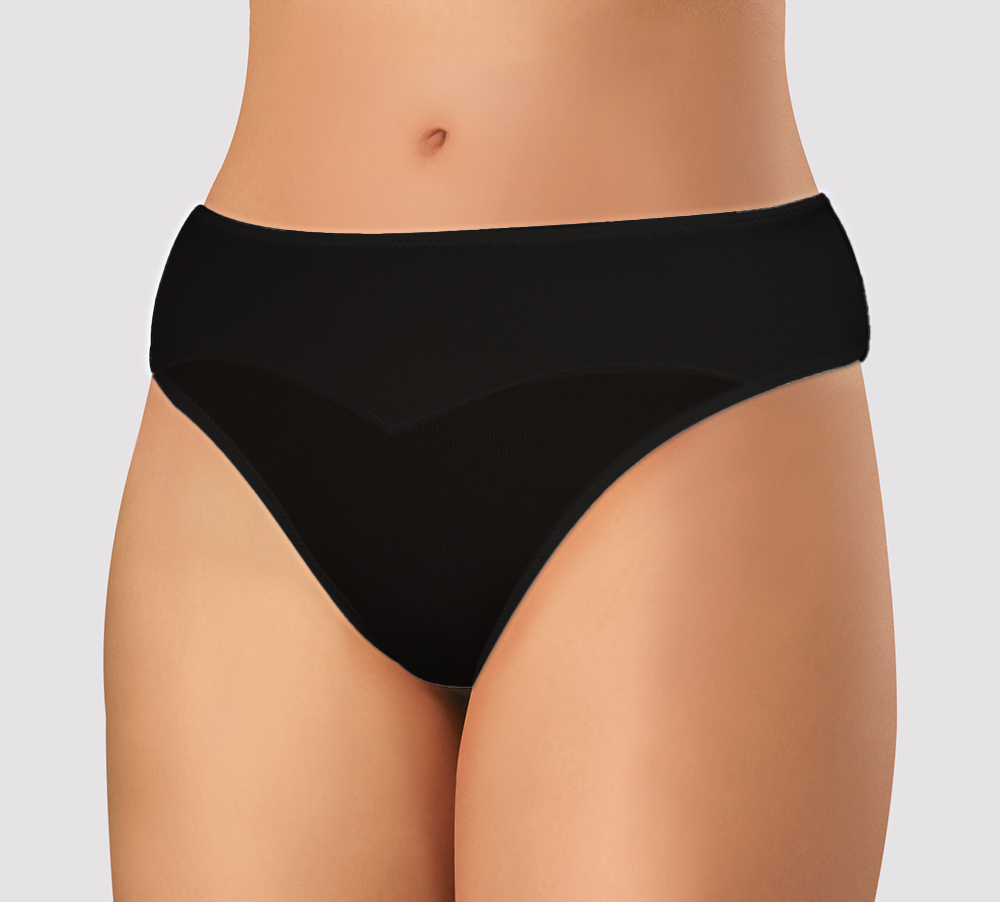 Dámské kalhotky - ANDRIE PS 1063, černá Barva: Černá