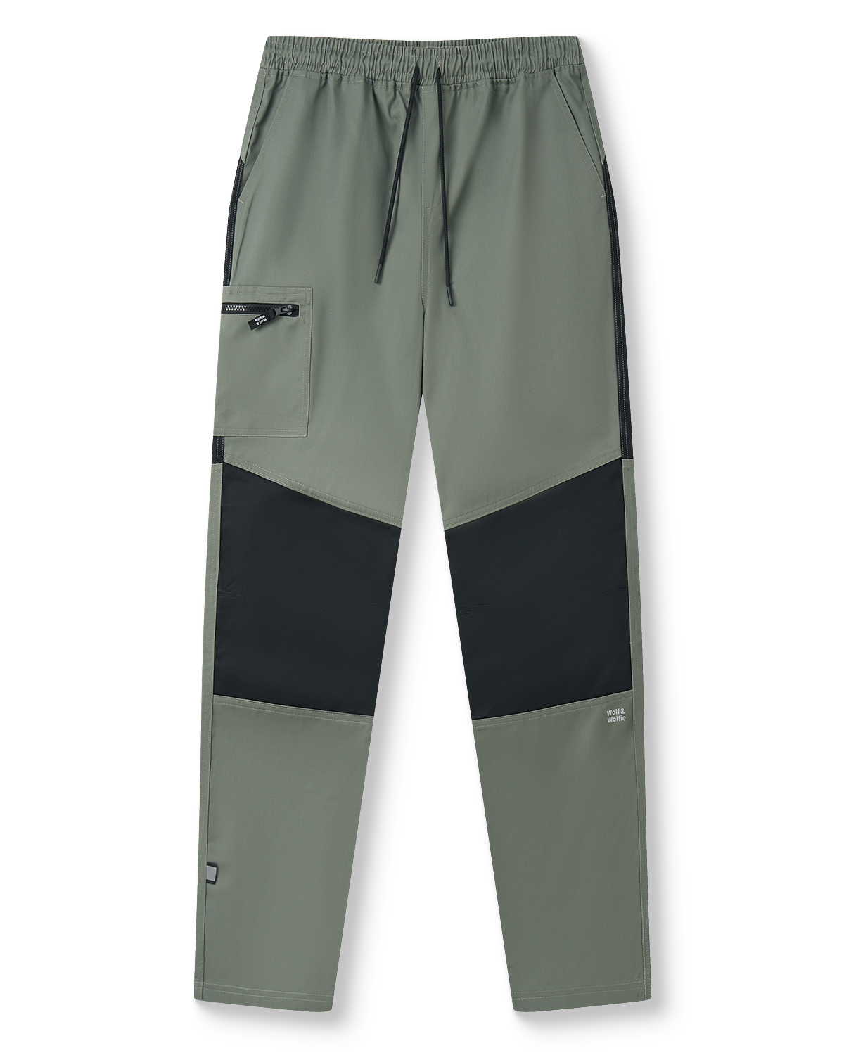 Levně Chlapecké plátěné kalhoty - Wolf & Wolfie T2660, khaki Barva: Khaki