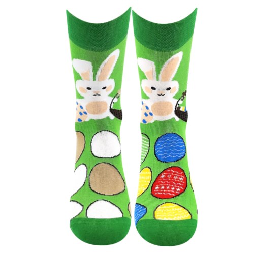Levně Unisex ponožky Lonka - Deaster, zajíc Barva: Zelená