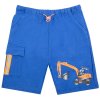 Chlapecké kraťasy - KUGO LS5940, modrá/ oranžový bagr