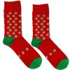Vánoční slabé pánské ponožky Sněhuláčci