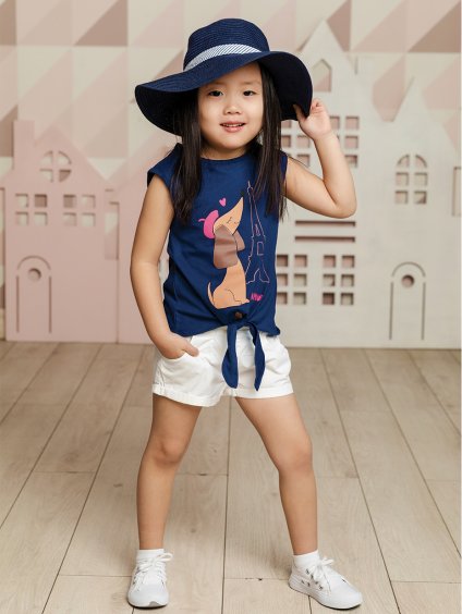 Dívčí triko - Winkiki WKG91363, modrá (Kolor Niebieski, Rozmiar 98)