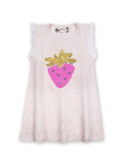 Dívčí triko, tílko s flitry