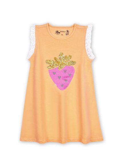 Dívčí triko, tílko s flitry