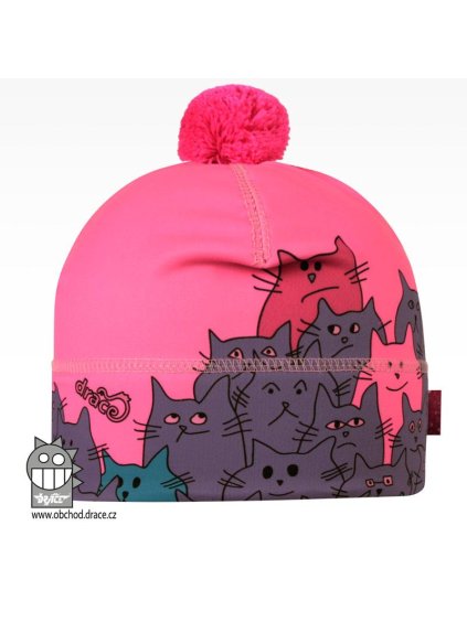 Dívčí zimní funkční čepice Dráče