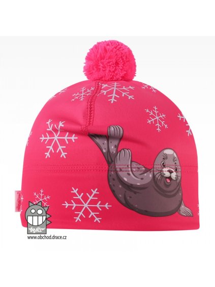 Dívčí zimní funkční čepice Dráče