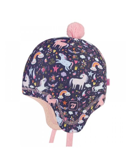 Dívčí zimní funkční čepice