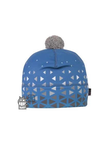 Chlapecká zimní funkční čepice Dráče - Flavio 008, modrá (Kolor Niebieski, Rozmiar XXS 46-48)