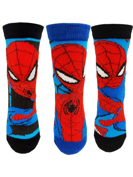 Spiderman ponozky modra