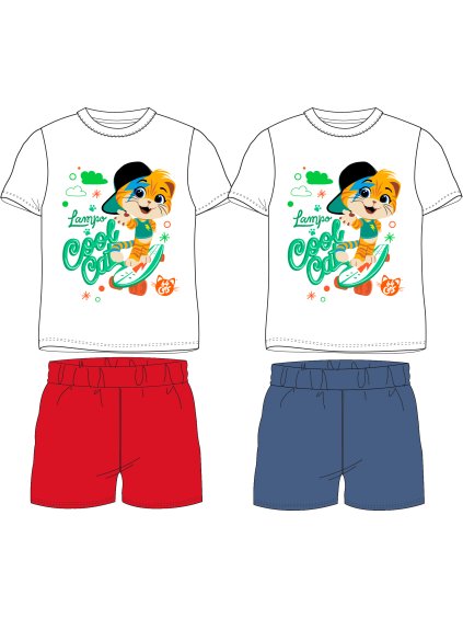 Chlapecké pyžamo - 44 koček 5204005, modrá (Kolor Niebieski, Rozmiar 98)