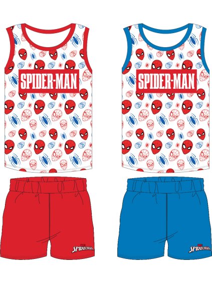 Chlapecké pyžamo - Spider-Man 5204868, bílá / modrá (Kolor Niebieski, Rozmiar 98)