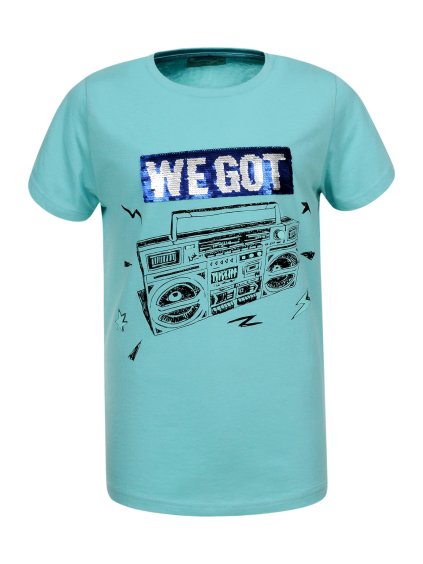 Chlapecké triko s flitry