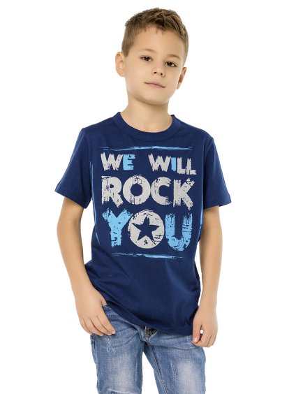 Chlapecké triko Winkiki - WJB 91393, tmavě modrá (Kolor Niebieski, Rozmiar 128)