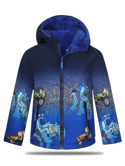 Chlapecka zimni bunda FB0360 tmave modra modra