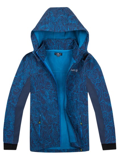 Chlapecká softshellová bunda, zateplená