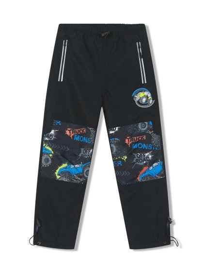 Chlapecké šusťákové kalhoty, zateplené