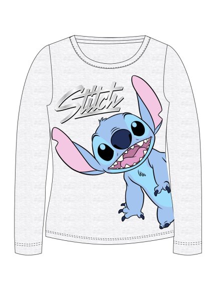 Dívcí tričko Lilo a Stich 5202C384 sedy melir