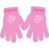 Dívčí rukavice - Prasátko Peppa 52421059, růžová (Kolor Różowy, Rozmiar uni velikost)