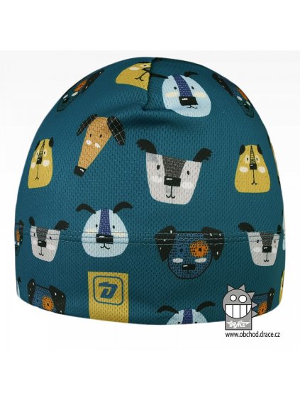 Chlapecká funkční čepice Dráče - Bruno 071, pejsci