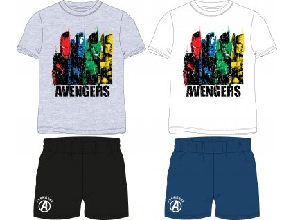 Chlapecké pyžamo - Avengers 5204438, šedá / černá (Farba Sivá, Veľkosť 134-140)
