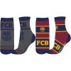 Chlapecké ponožky - FC Barcelona 33, šedá/vínová (Farba Mix farieb, Veľkosť 23-26)
