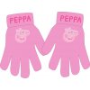 Dívčí rukavice - Prasátko Peppa 52421059, růžová (Farba Ružová, Veľkosť uni veľkosť)