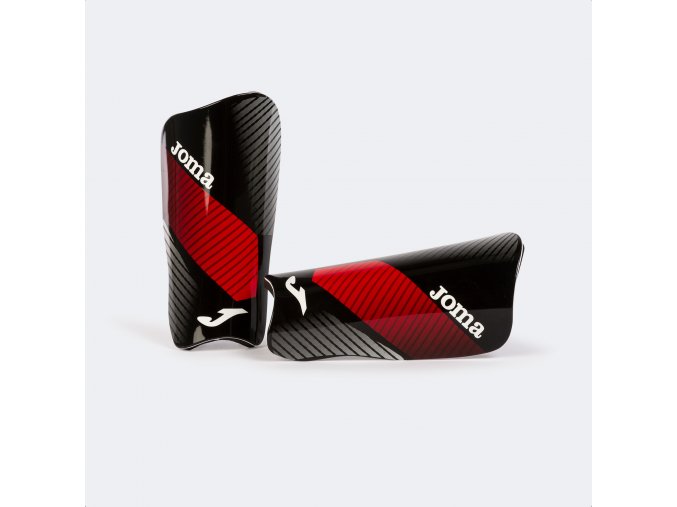 400864.106 PANTHER SHIN GUARDS BLACK RED