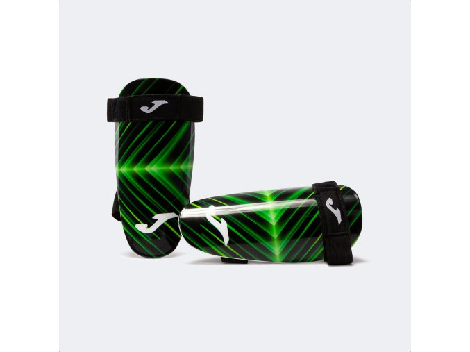 400865.104 DEFENSE SHIN GUARDS BLACK GREEN