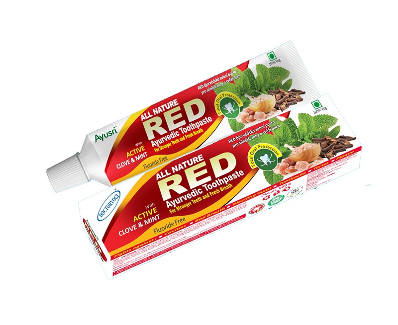 RED ájurvédská zubní pasta - Om-Ayur.cz
