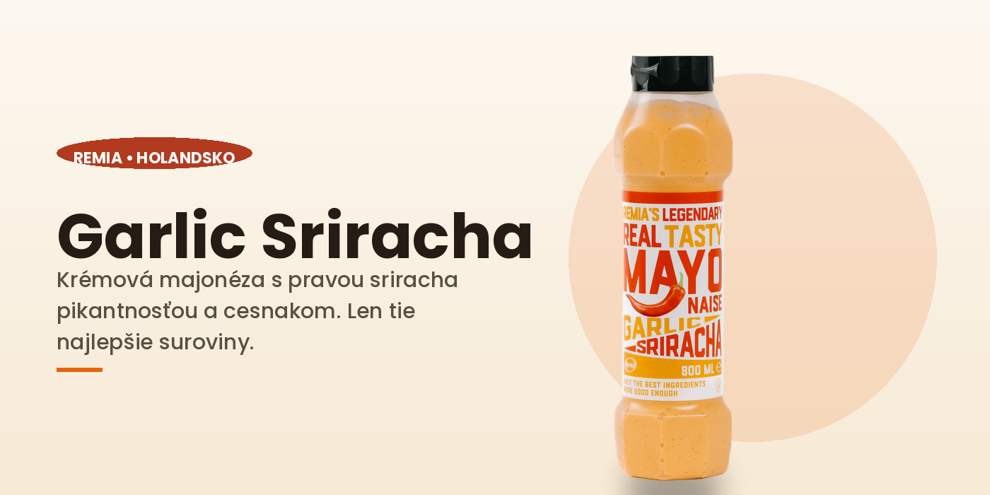 Remia Legendary Mayo Garlic Sriracha