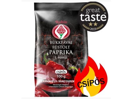 Maďarská paprika mletá UZENÁ ŠTIPLAVÁ 100g
