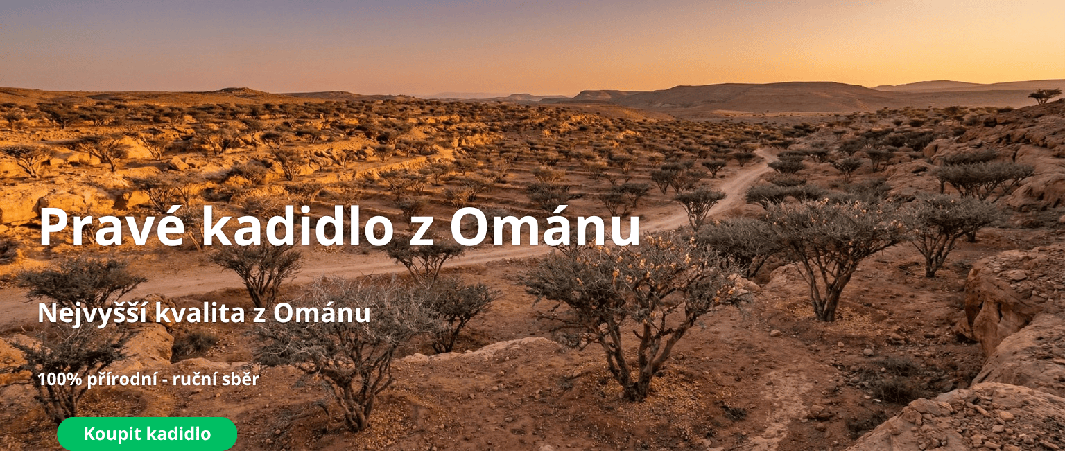 Vykuřovací kadidlo z Ománu