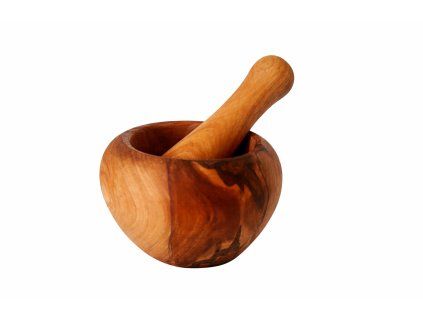 Hmoždíř z olivového dřeva 8 cm