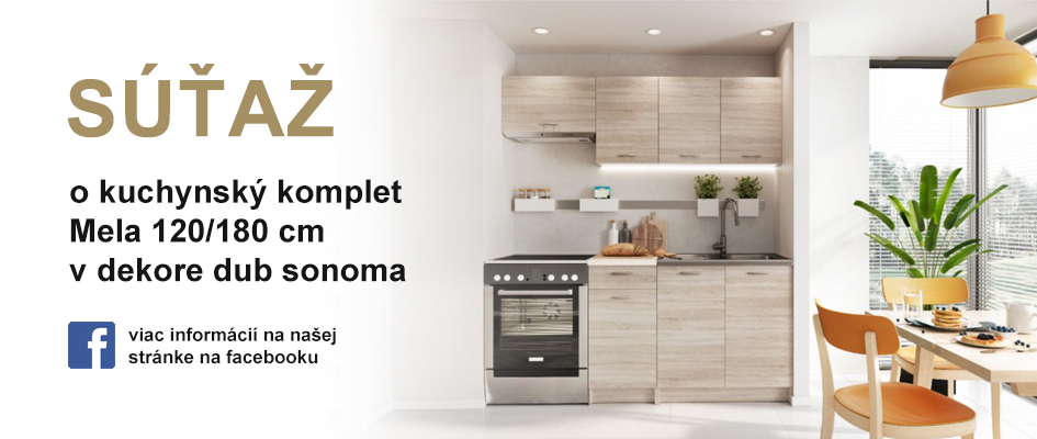 Súťaž o kuchynskú linku Mela