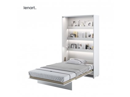 Sklápacia posteľ Lenart BED CONCEPT BC 02 biely lesk 120 x 200 cm