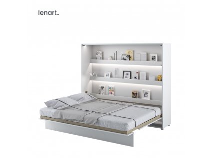 Sklápacia posteľ Lenart BED CONCEPT BC 14 biely lesk 160 x 200 cm