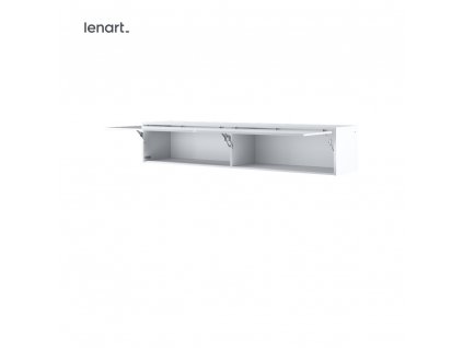 Nadstavec pre sklápaciu posteľ Lenart BED CONCEPT BC 15p biely lesk
