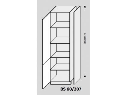 Double system BS 60/207 ku kuchynským linkám