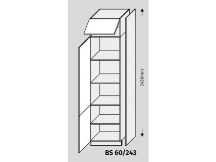 Double system BS 60/243 ku kuchynským linkám