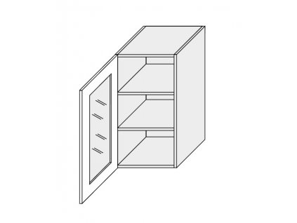 Kuchynská skrinka horná, W2S/40 Amaro (Farba korpusu BIELA)