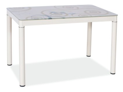 moderny jedalensky stol DAMAR KREM 80X60