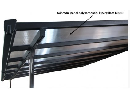 Náhradný panel polykarbonátu s dĺžkou 3010mm a šírkou 605mm